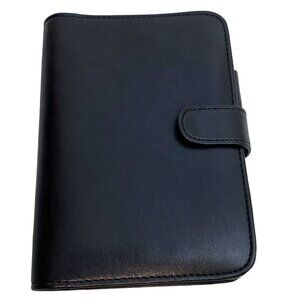 Retro Planner Organizer Binder Black 5" x7"
